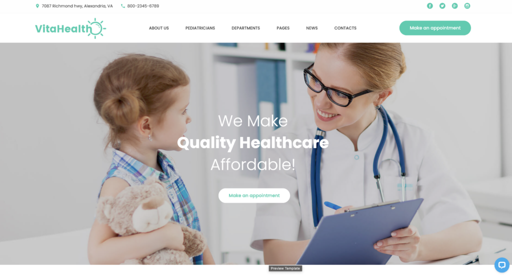 Pediatric WordPress Themes